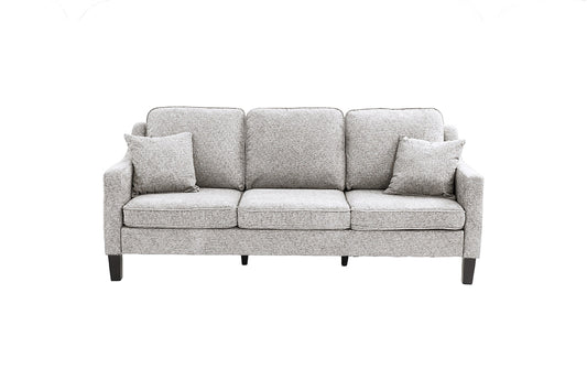 LGPF8877 Gray Chenille Contemporary Sofa Set