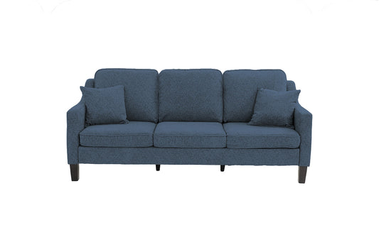 LGPF8878 Navy Chenille Contemporary Sofa Set