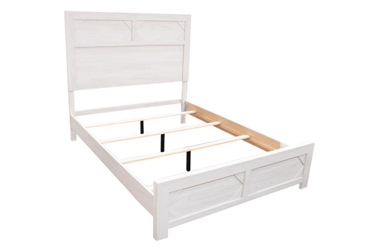 LGF9626Q Classic Modern Farmhouse White Bed